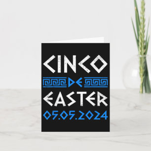 Cinco De Easter Funny Cinco De Mayo Orthodox Greek Card