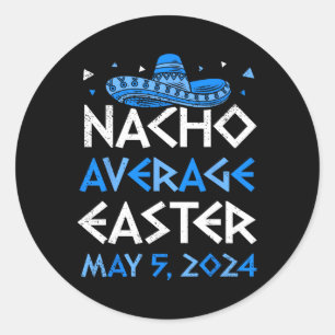 Cinco De Easter Funny Cinco De Mayo Orthodox Greek Classic Round Sticker