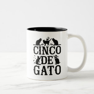 Cinco De Gato Two-Tone Coffee Mug