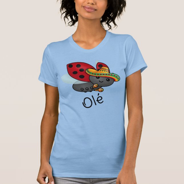 Cinco de May Ladybug T-Shirt (Front)