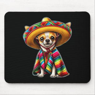 Cinco De Mayo 2025 Chihuahua Dog Lover Sombrero Ta Mouse Mat