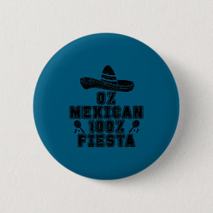 Cinco de mayo 2025 funny mexican party 5 de mayo 6 cm round badge
