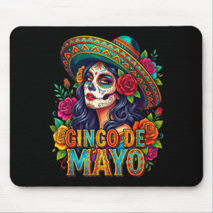 Cinco de mayo 2026 mexican fiesta 5 de mayo girlsC Mouse Mat