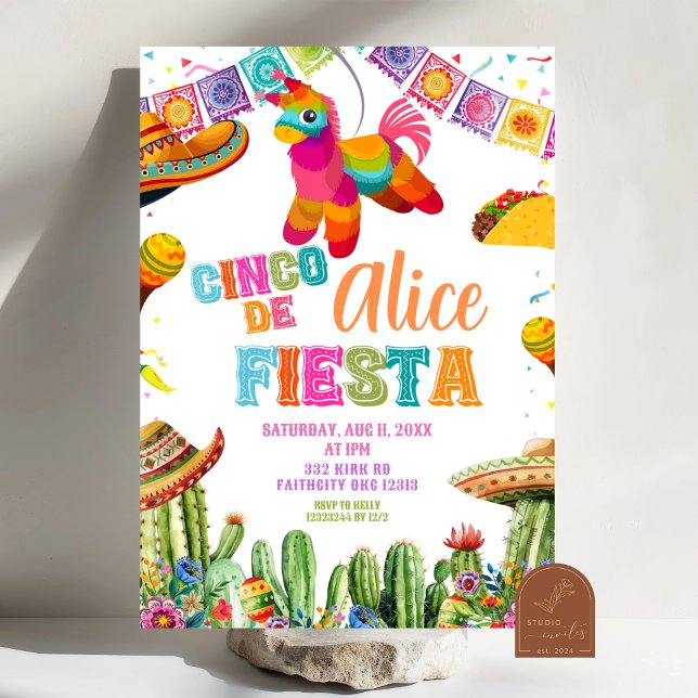 Cinco de Mayo 5th Fiesta birthday party Invitation (Creator Uploaded)