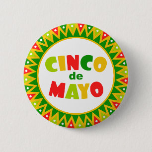 Cinco de Mayo 6 Cm Round Badge