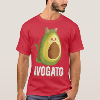 Cinco De Mayo Avagato Cat Design Avogato Avocado  T-Shirt