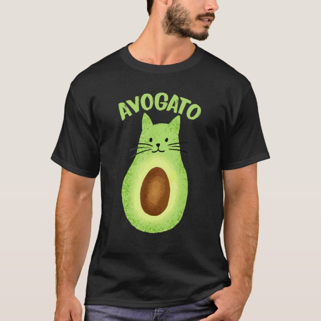 Cinco De Mayo  Avocado Mexico Meow Avogato Cat Cut T-Shirt (Front)