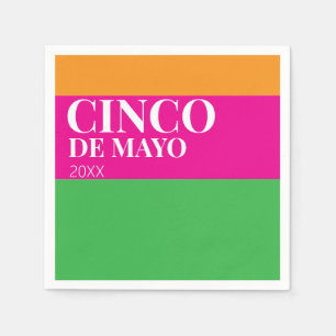 Cinco De Mayo BBQ Party Invitation Napkin