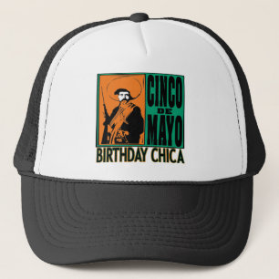 Cinco de Mayo Birthday Chica Trucker Hat