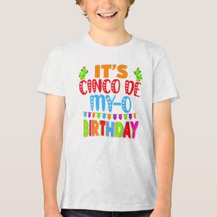 cinco de mayo birthday funny pun Tri-Blend shirt