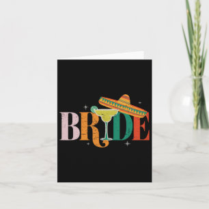 Cinco De Mayo Bride Margarita Bychelorette Party M Card