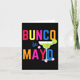 Cinco De Mayo Bunco Shirt Bunco De Mayo Margarita  Card