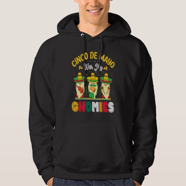 Cinco De Mayo, Buritos , Mexico Tacos and Avocado  Hoodie (Front)