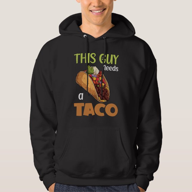 Cinco De Mayo, Buritos , Mexico Tacos and Avocado  Hoodie (Front)