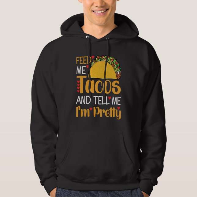 Cinco De Mayo, Buritos , Mexico Tacos and Avocado  Hoodie (Front)