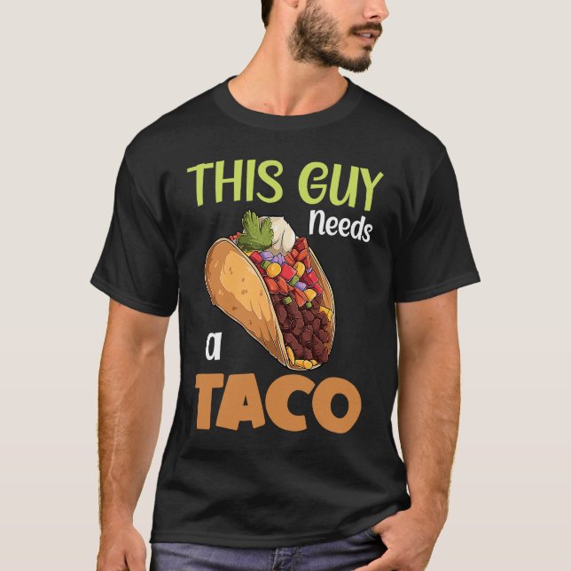Cinco De Mayo, Buritos , Mexico Tacos and Avocado  T-Shirt (Front)