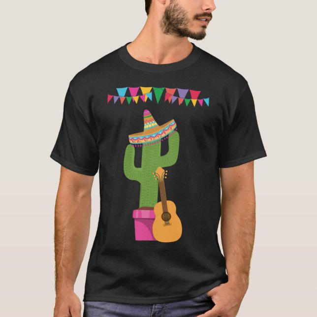 Cinco De Mayo Burritos Mexico Tacos and Avocado 10 T-Shirt (Front)