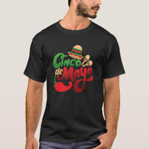 Cinco De Mayo Burritos Mexico Tacos and Avocado  1 T-Shirt