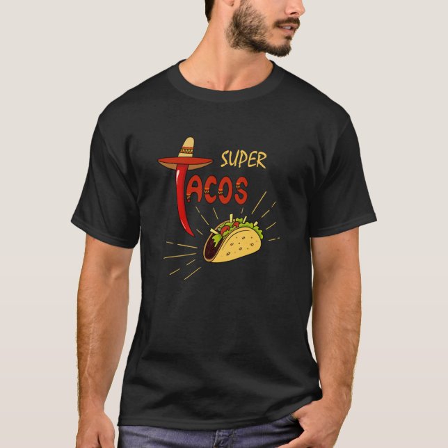 Cinco De Mayo Burritos Mexico Tacos and Avocado  1 T-Shirt (Front)