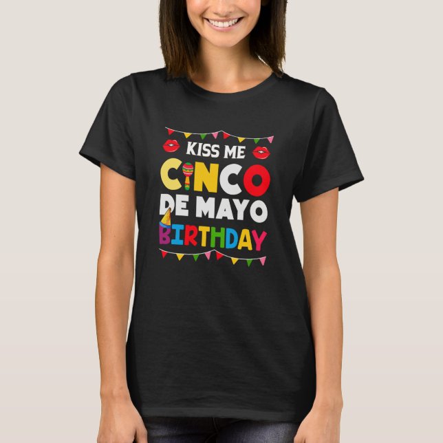 Cinco De Mayo Burritos Mexico Tacos and Avocado  1 T-Shirt (Front)