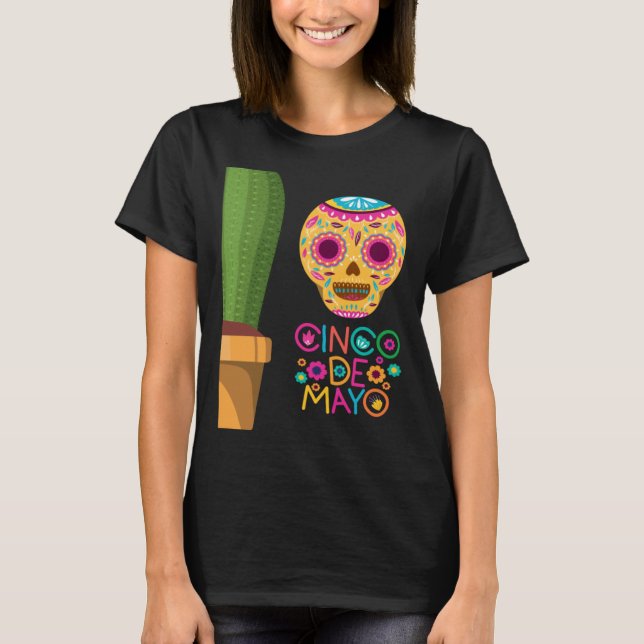 Cinco De Mayo Burritos Mexico Tacos and Avocado 25 T-Shirt (Front)