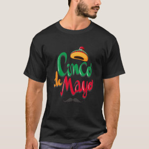 Cinco De Mayo Burritos Mexico Tacos and Avocado  2 T-Shirt