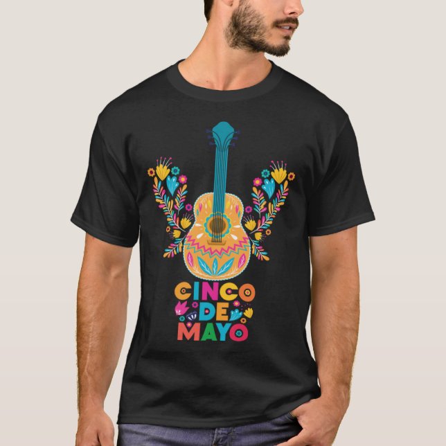 Cinco De Mayo Burritos Mexico Tacos and Avocado 46 T-Shirt (Front)