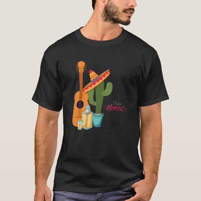 Cinco De Mayo Burritos Mexico Tacos and Avocado  4 T-Shirt (Front)