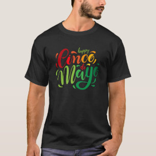 Cinco De Mayo Burritos Mexico Tacos and Avocado  5 T-Shirt