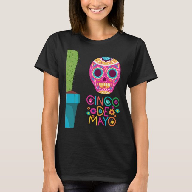 Cinco De Mayo Burritos Mexico Tacos and Avocado 68 T-Shirt (Front)