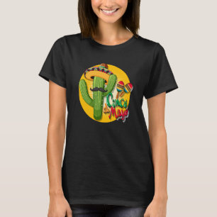 Cinco De Mayo Burritos Mexico Tacos and Avocado  6 T-Shirt