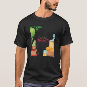 Cinco De Mayo Burritos Mexico Tacos and Avocado  6 T-Shirt