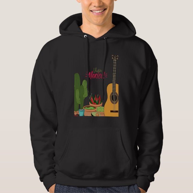 Cinco De Mayo Burritos  Mexico Tacos and Avocado   Hoodie (Front)