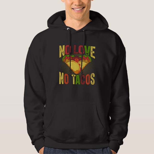 Cinco De Mayo Burritos  Mexico Tacos and Avocado   Hoodie (Front)