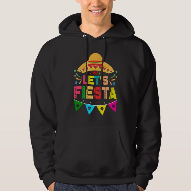 Cinco De Mayo Burritos  Mexico Tacos and Avocado   Hoodie (Front)