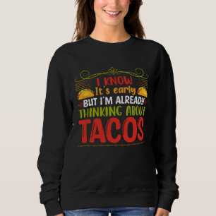 Cinco De Mayo Burritos Mexico Tacos and Avocado Sweatshirt