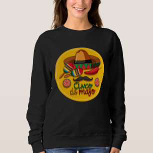 Cinco De Mayo Burritos Mexico Tacos and Avocado Sweatshirt