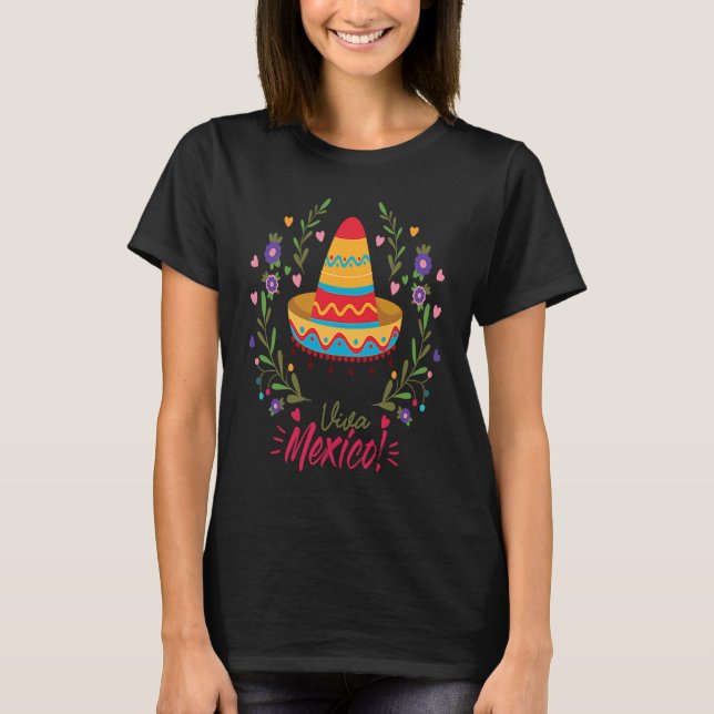 Cinco De Mayo Burritos  Mexico Tacos and Avocado   T-Shirt (Front)