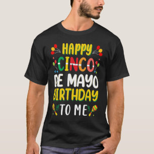 Cinco De Mayo Burritos Mexico Tacos and Avocado T-Shirt