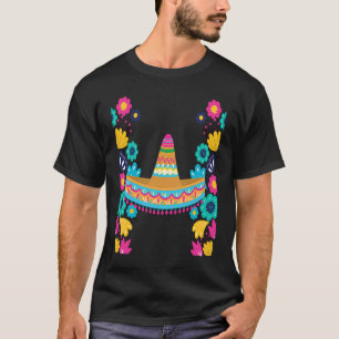 Cinco De Mayo Burritos  Mexico Tacos and Avocado   T-Shirt