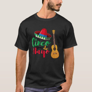 Cinco De Mayo Burritos Mexico Tacos and Avocado T-Shirt