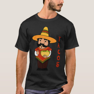 Cinco De Mayo Burritos  Mexico Tacos and Avocado   T-Shirt