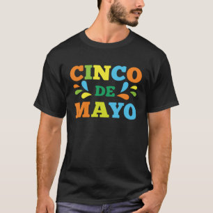Cinco De Mayo Burritos  Mexico Tacos and Avocado   T-Shirt