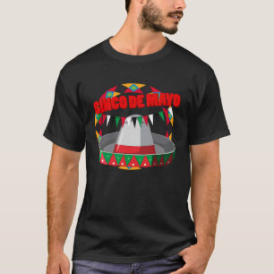Cinco De Mayo Burritos Mexico Tacos and Avocado T-Shirt