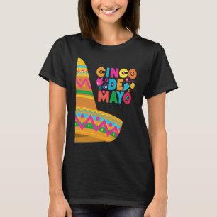 Cinco De Mayo Burritos Mexico Tacos and Avocado T-Shirt