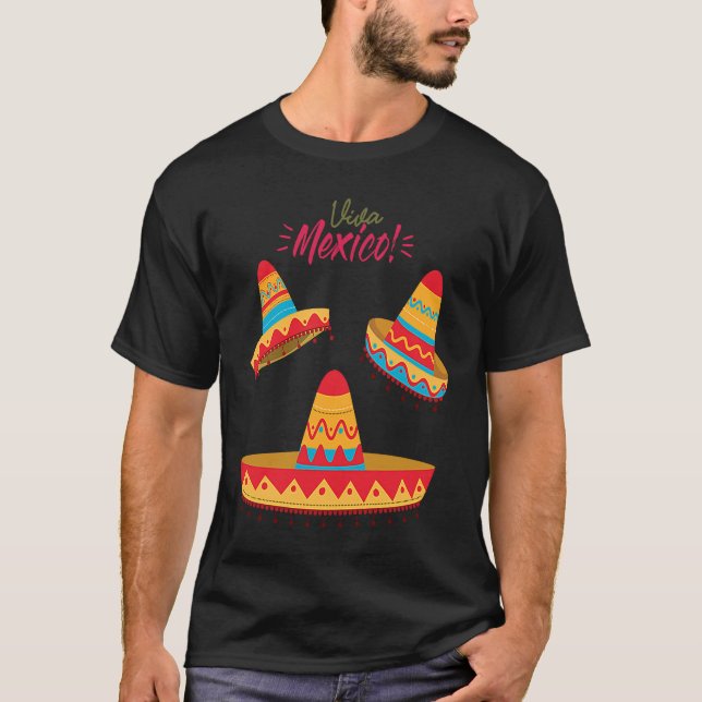 Cinco De Mayo Burritos  Mexico Tacos and Avocado   T-Shirt (Front)