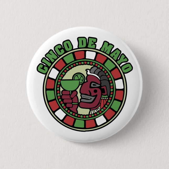 Cinco de Mayo button (Front)