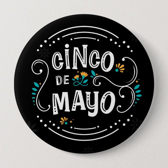 Cinco De Mayo Button (Front)