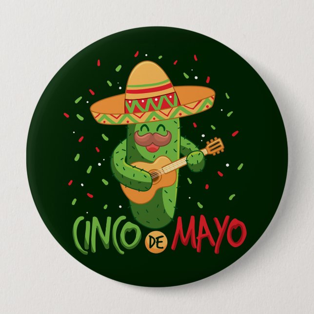 Cinco De Mayo Button (Front)