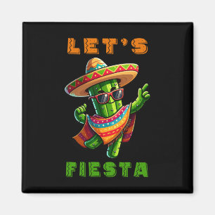 Cinco De Mayo Cactus Mexican Poncho Sombrero Hat B Magnet